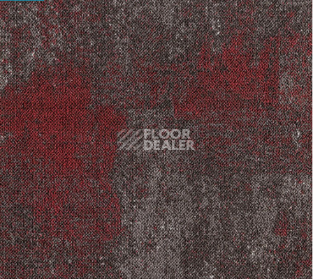 Ковровая плитка Milliken Comfortable Concrete 2.0 udr 133-109-05 Currant Red фото 1 | FLOORDEALER